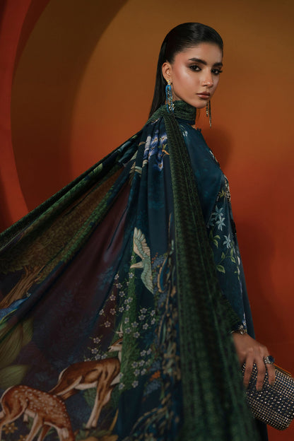Maria B | Eid Collection 26 | 3 Piece Printed Satin Silk Suit