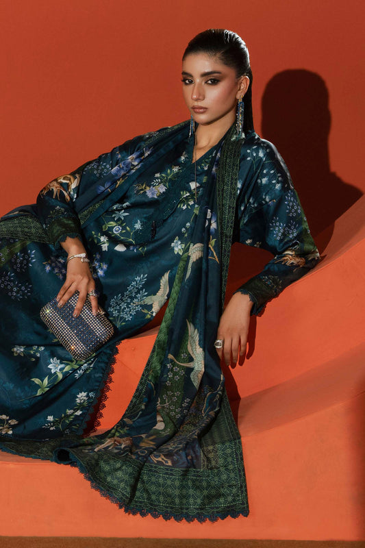 Maria B | Eid Collection 26 | 3 Piece Printed Satin Silk Suit