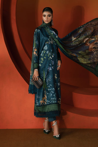 Maria B | Eid Collection 26 | 3 Piece Printed Satin Silk Suit