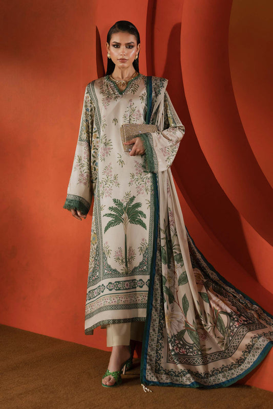 Maria B | Silk Prints | 3 Piece Embellished Satin Silk Suit