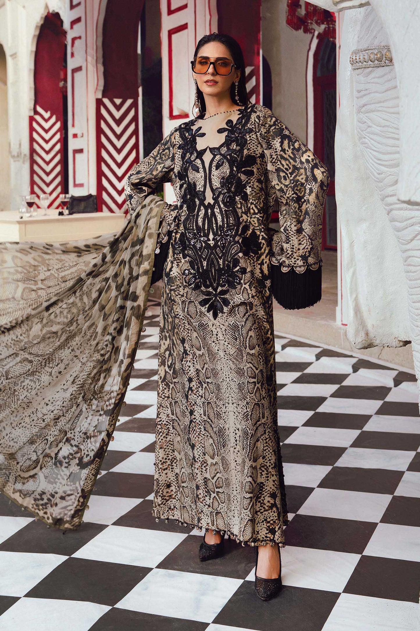 Maria B | M Prints Winter 25 | MPT-2702-B