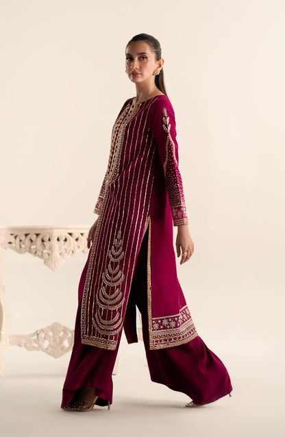 Maryum N Maria | Lagom Ready to Wear | VIOLET - MS-24214 - House Of Anaya