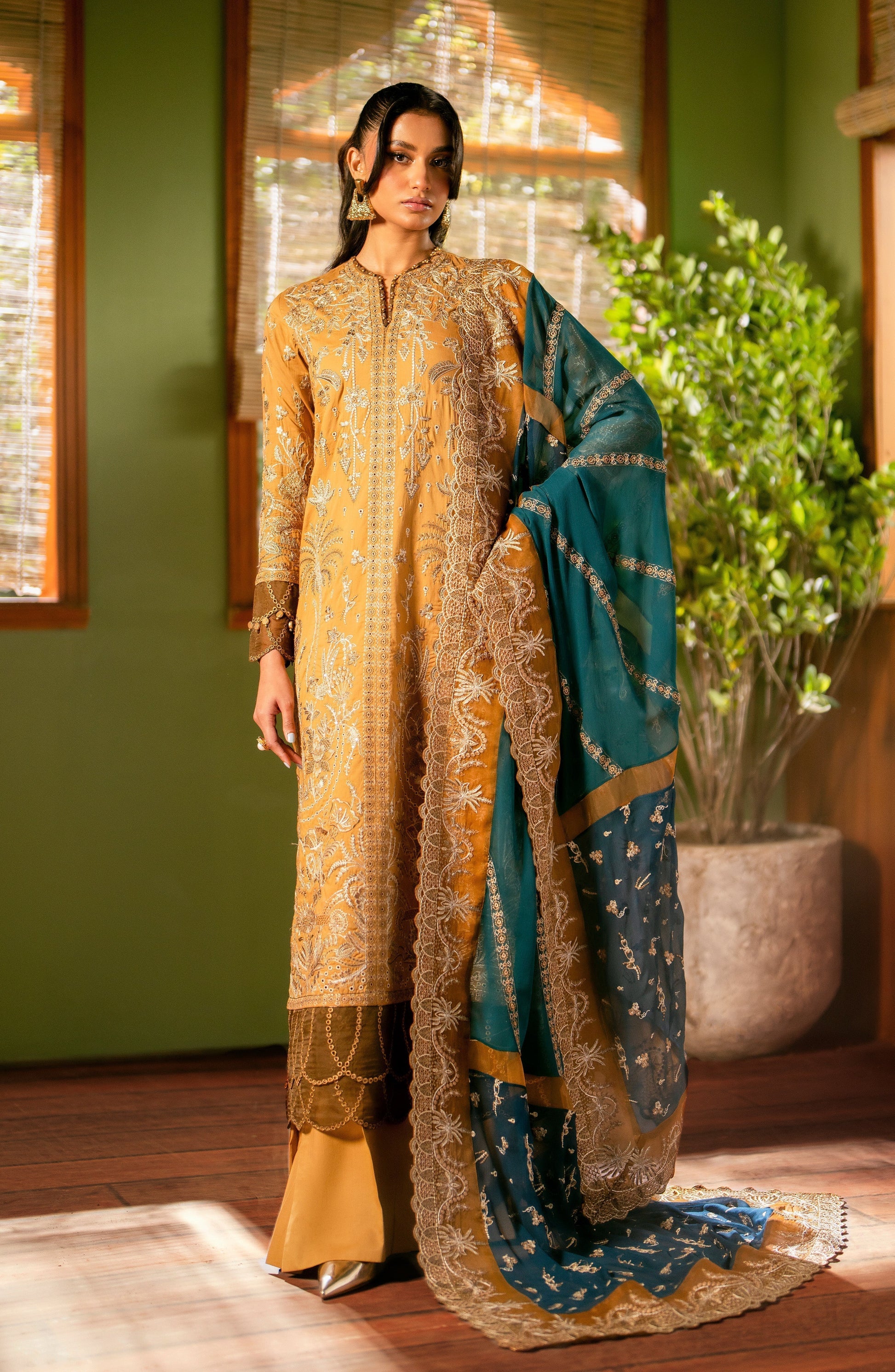 Maryum N Maria | Luxury Lawn 24 | Heba - House Of Anaya