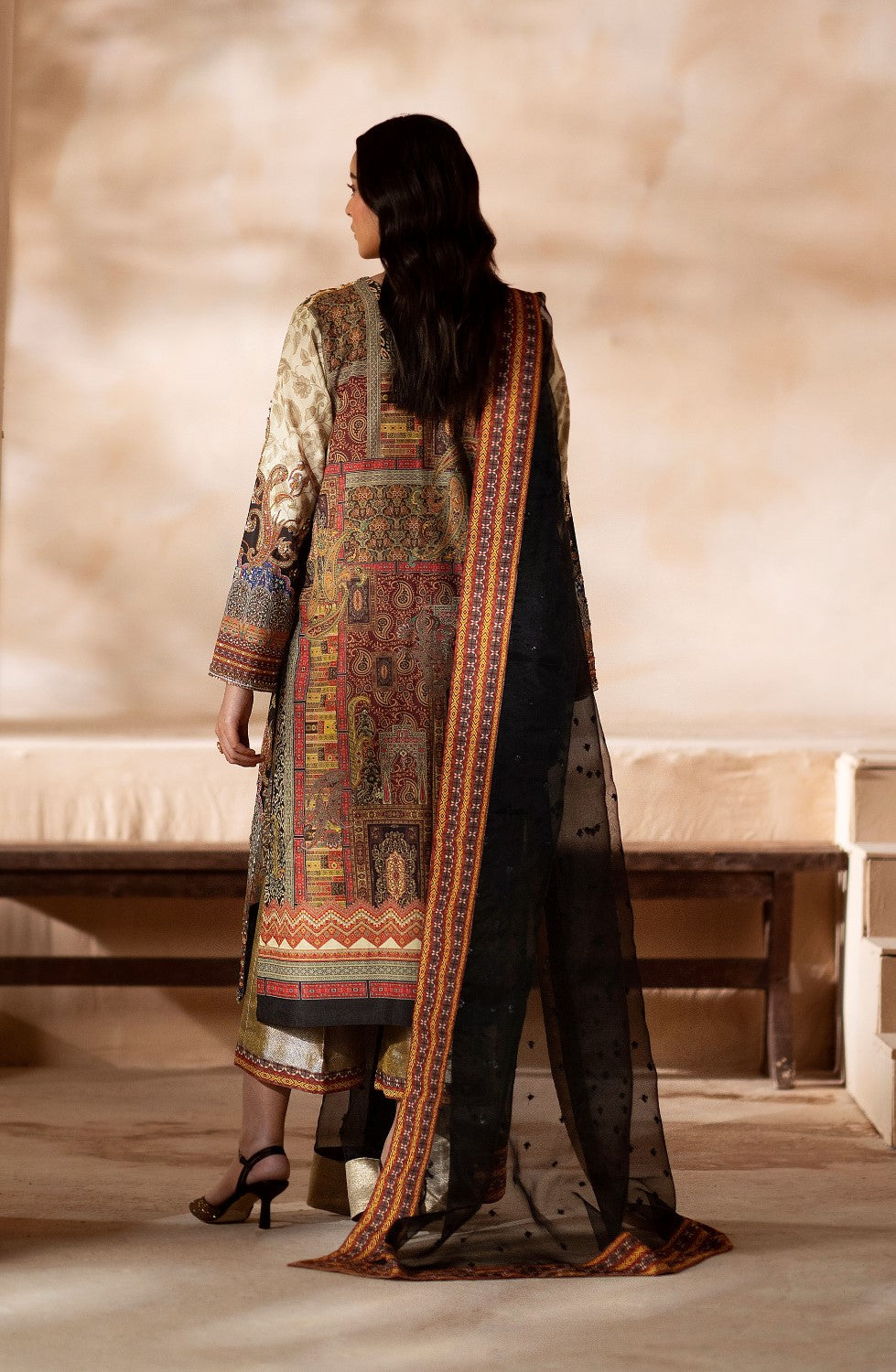 Maryum N Maria | Zeil Winter | CHUTKI - MS40097 - House Of Anaya