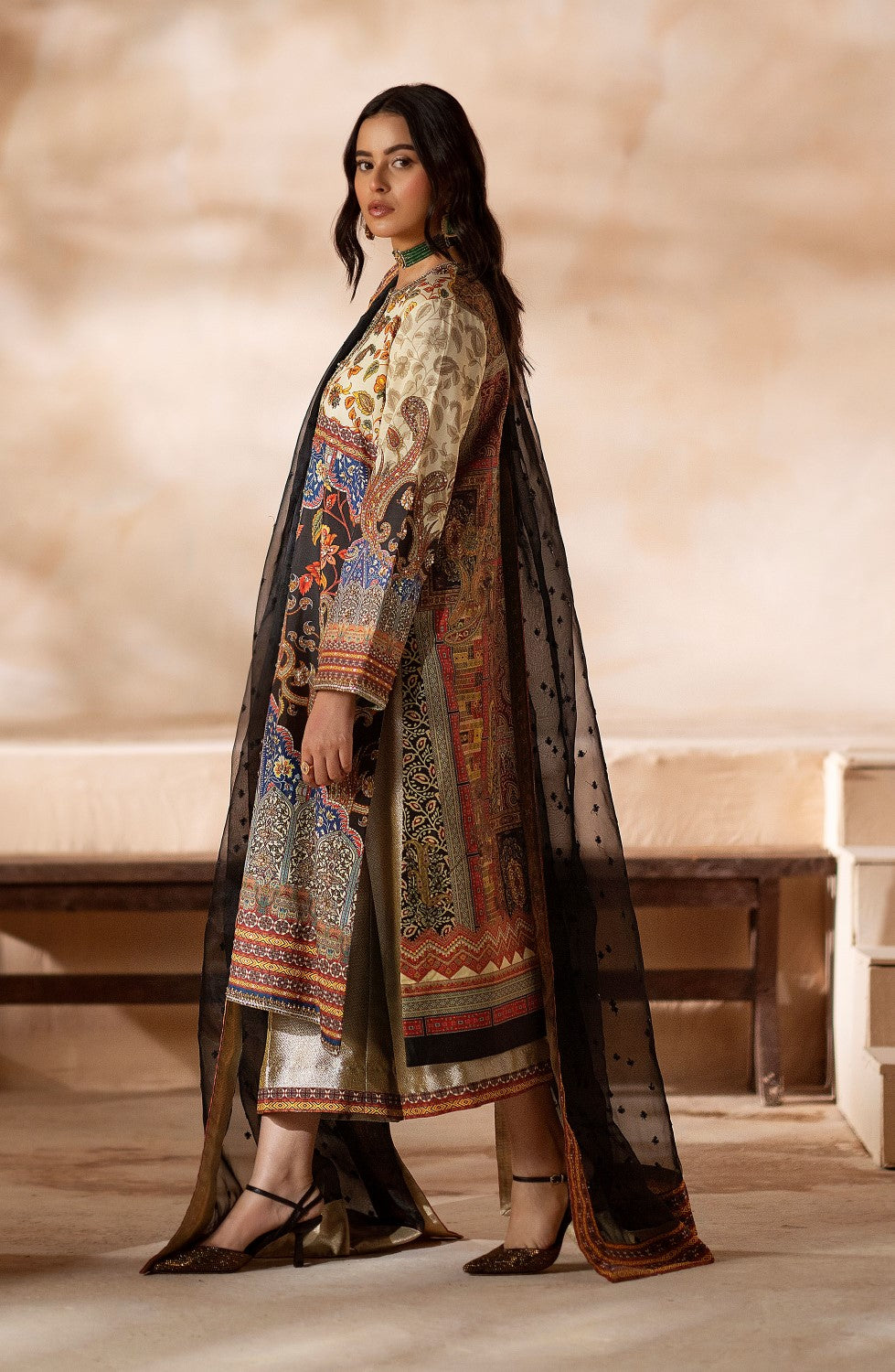 Maryum N Maria | Zeil Winter | CHUTKI - MS40097 - House Of Anaya
