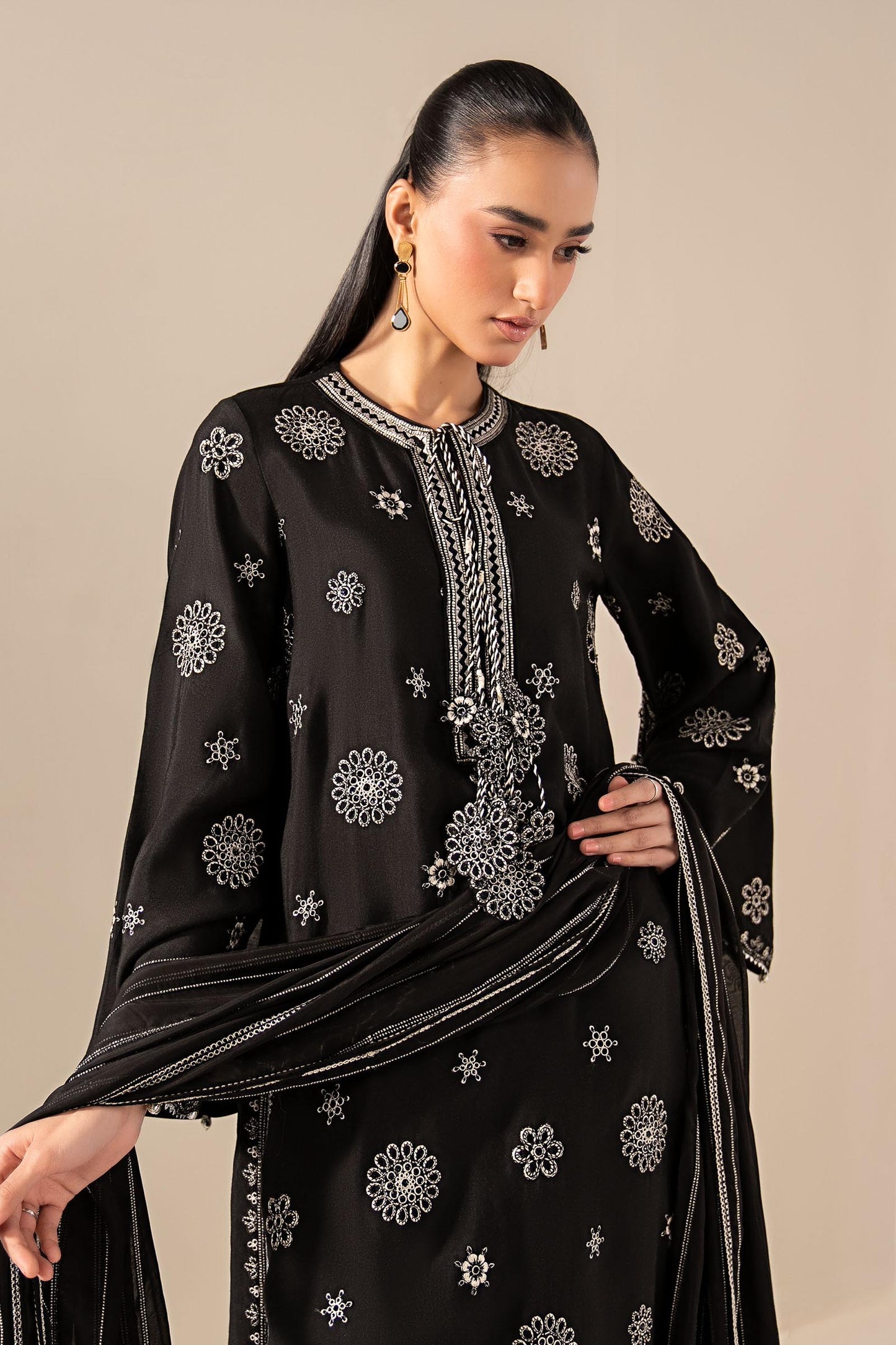 Maria B | Eid Collection 26 | 3 Piece Embroidered Tissue Staple Suit
