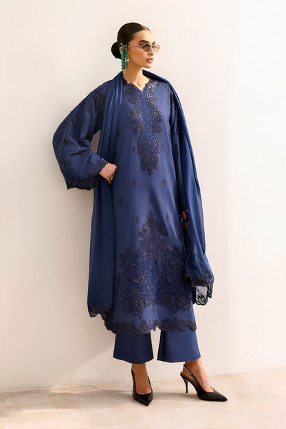 Maria B | Eid Collection 26 | 3 Piece Embroidered Raw Silk Suit