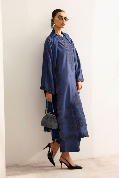 Maria B | Eid Collection 26 | 3 Piece Embroidered Raw Silk Suit