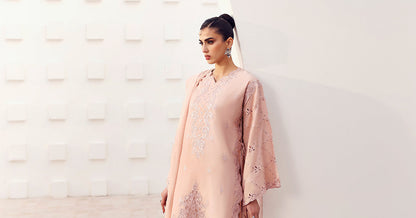 Maria B | Eid Collection 26 | 3 Piece Embroidered Raw Silk Suit