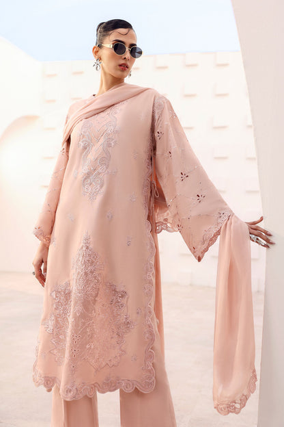Maria B | Eid Collection 26 | 3 Piece Embroidered Raw Silk Suit