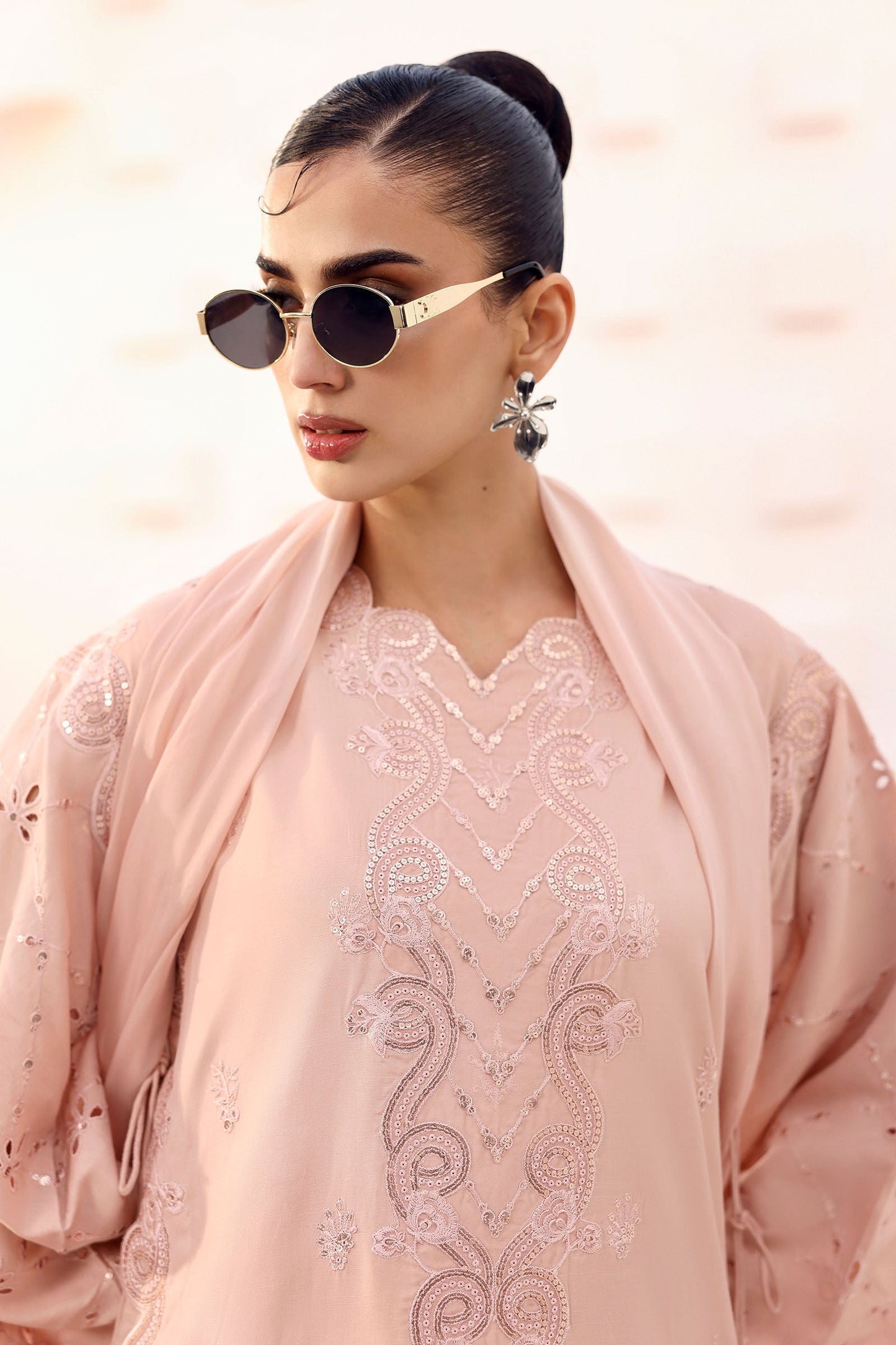 Maria B | Eid Collection 26 | 3 Piece Embroidered Raw Silk Suit