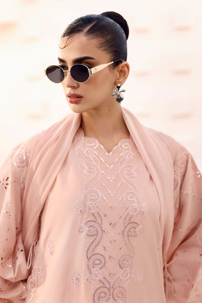 Maria B | Eid Collection 26 | 3 Piece Embroidered Raw Silk Suit