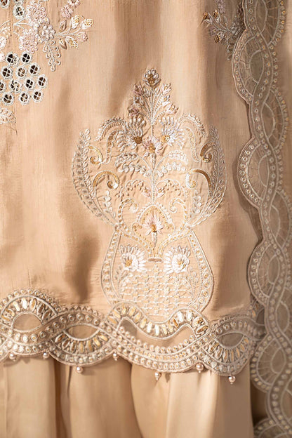 Maria B | Eid Collection Formals 26 | 3 Piece Embroidered Raw Silk Suit