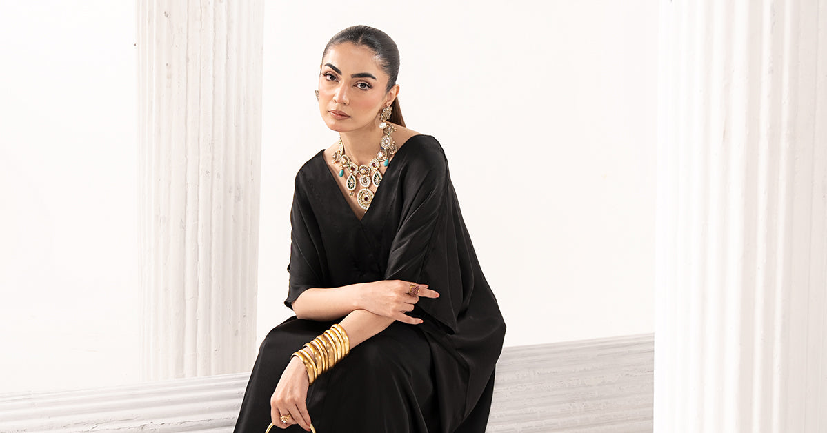 Maria B | Eid Collection 26 | 3 Piece Embroidered Satin Silk Suit