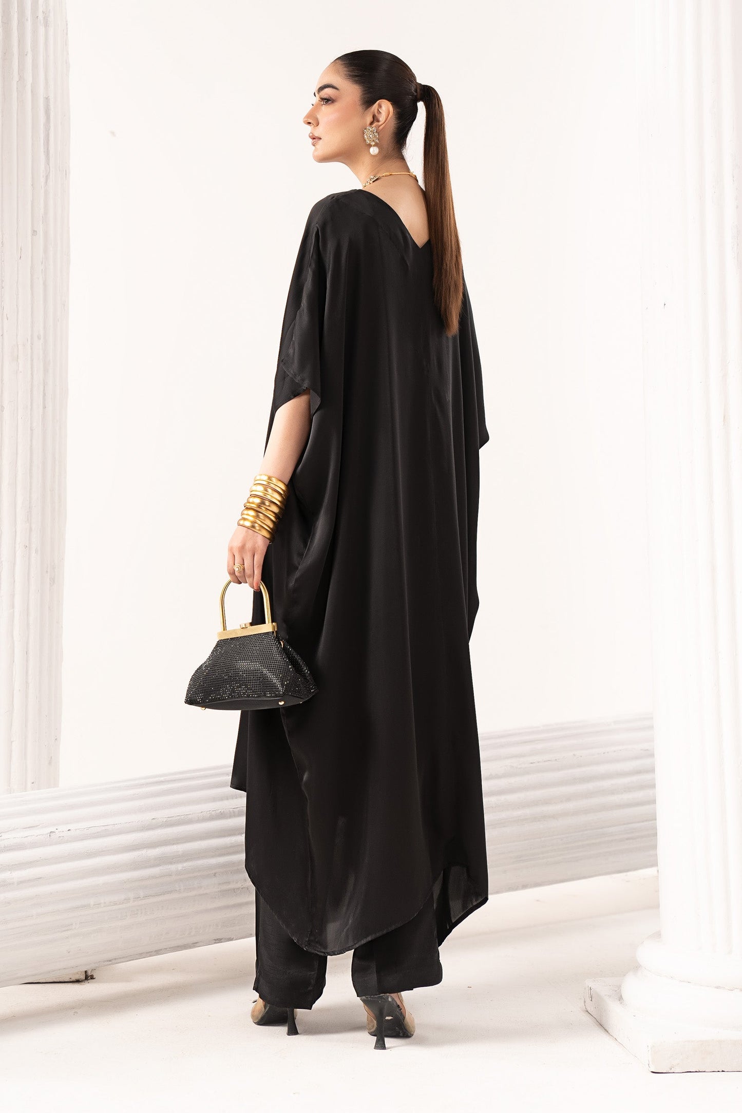 Maria B | Eid Collection 26 | 3 Piece Embroidered Satin Silk Suit