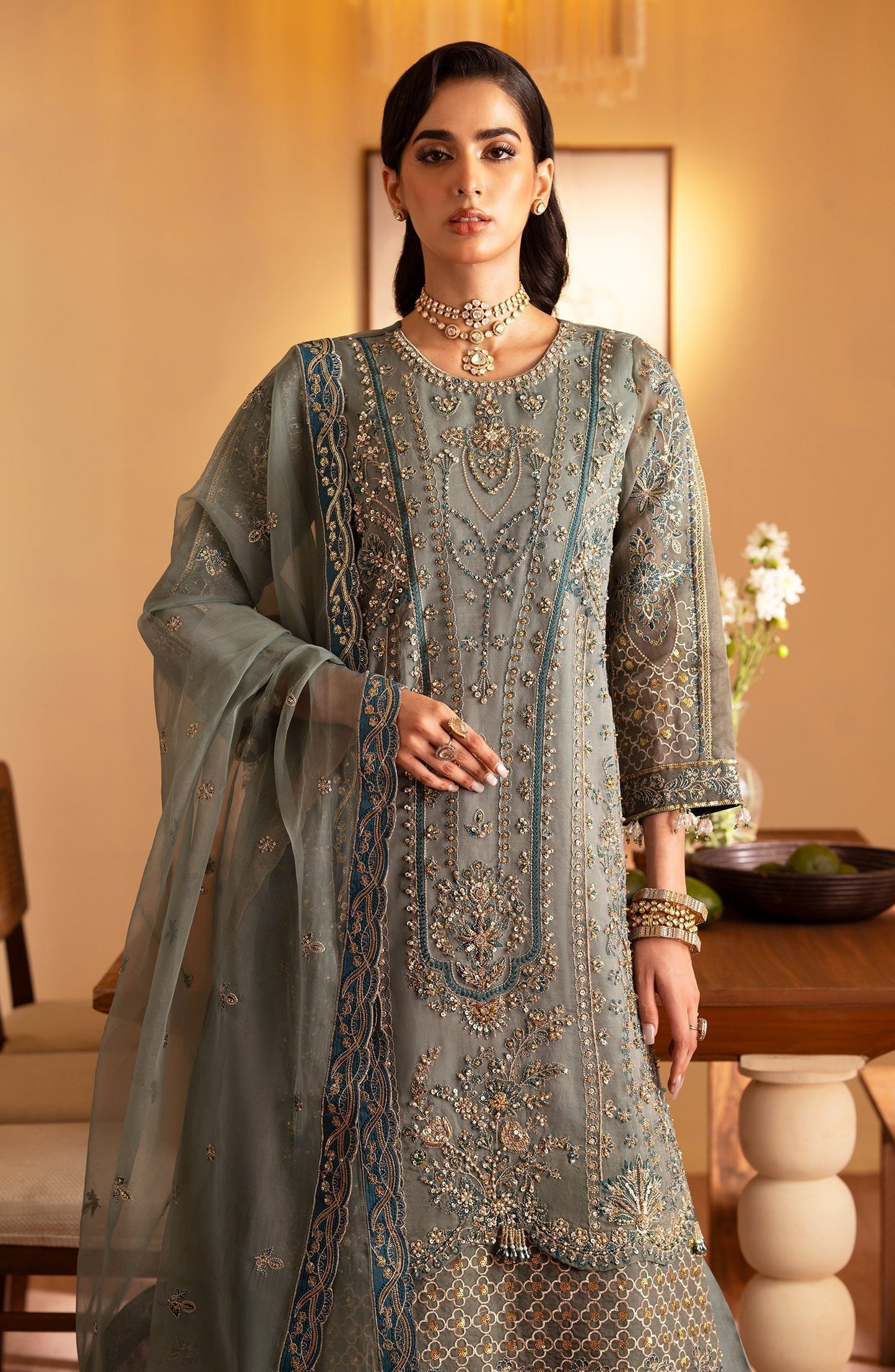 Emaan Adeel | Romansiyyah Luxury Formals 24 | Roheen - House Of Anaya
