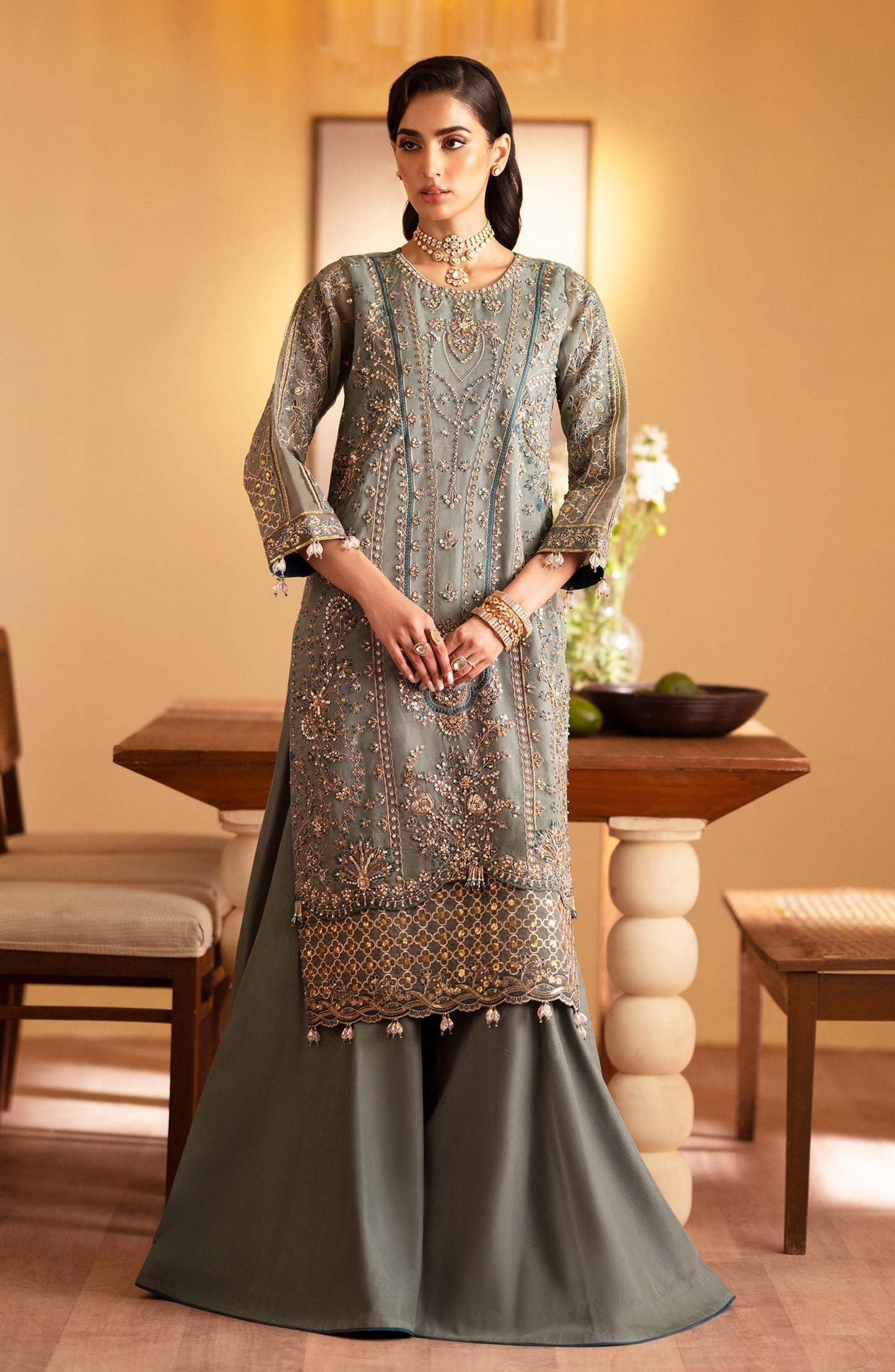 Emaan Adeel | Romansiyyah Luxury Formals 24 | Roheen - House Of Anaya