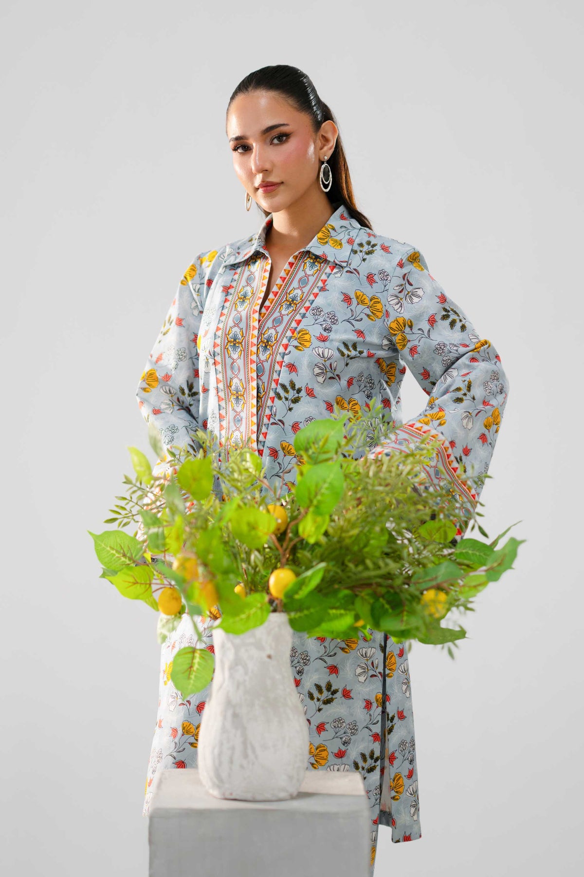 Akbar Aslam | Digital Print Lawn | Nixon