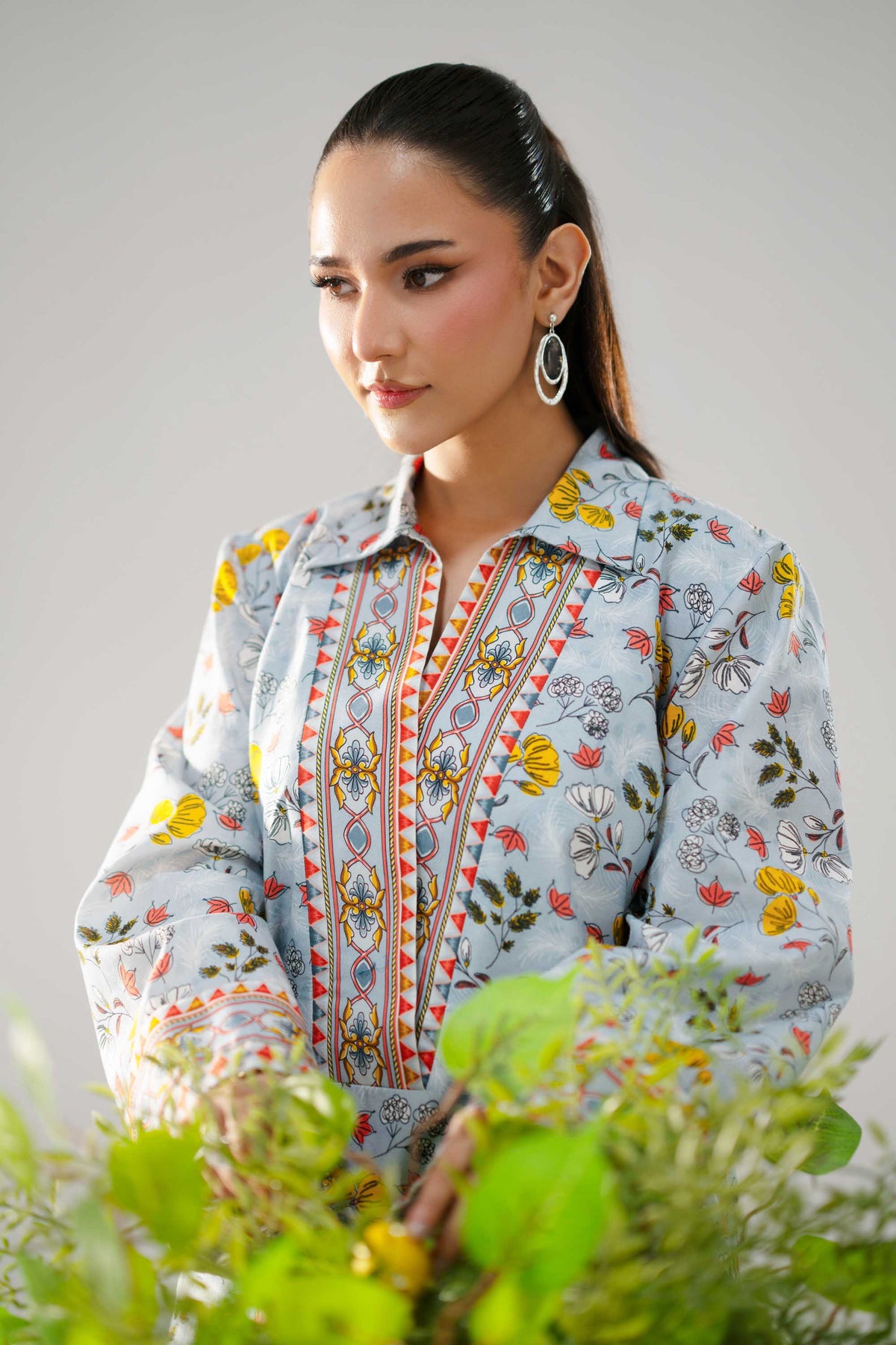 Akbar Aslam | Digital Print Lawn | Nixon