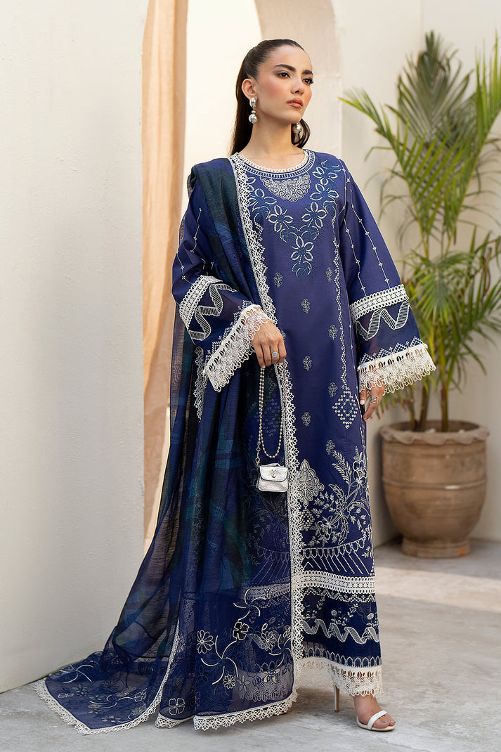 Saad Shaikh | Luxe Eid Lawn 24 | Tawny