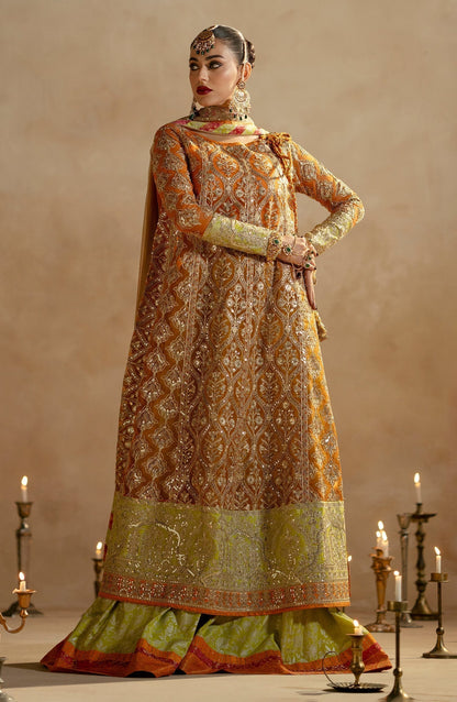 Maryum N Maria | Zamani Beghum Formals 23 | Citrine-(MW23-515) - House Of Anaya
