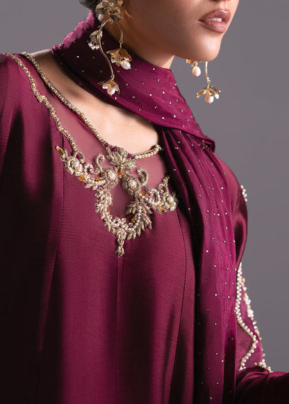 Mehak Yaqoob | Enchante The Luxe Edit | Garnet
