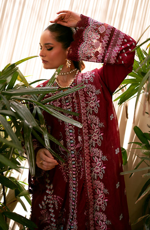 Emaan Adeel | Navaeh Luxury Pret | CERISE - House Of Anaya
