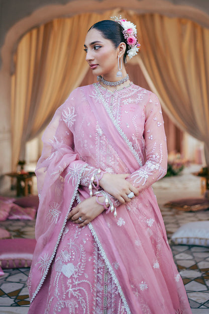 Silsila by Saad Shaikh Embroidered Organza 3Pc Suit D-03 Leya