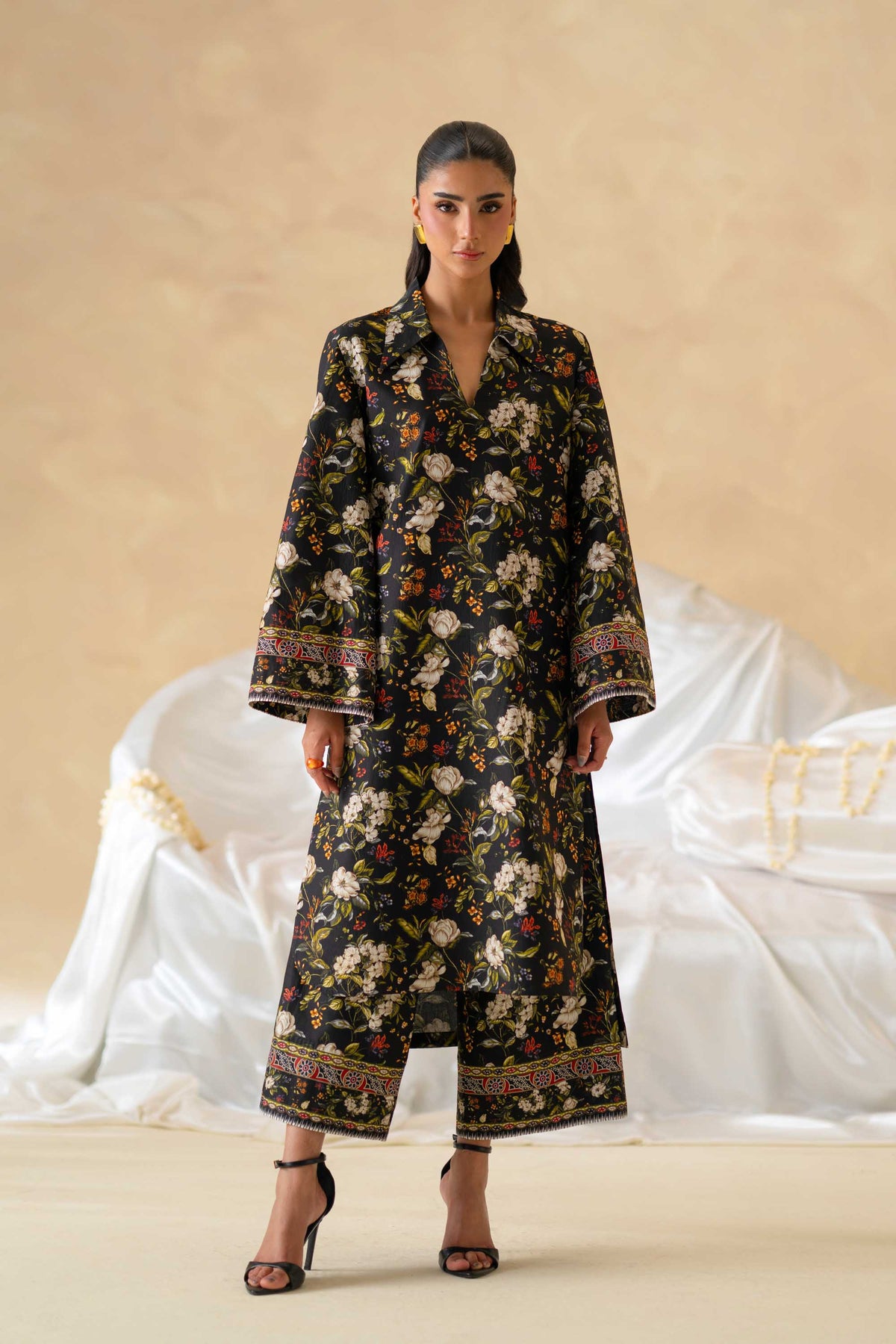 Akbar Aslam | Digital Print Lawn | Oren