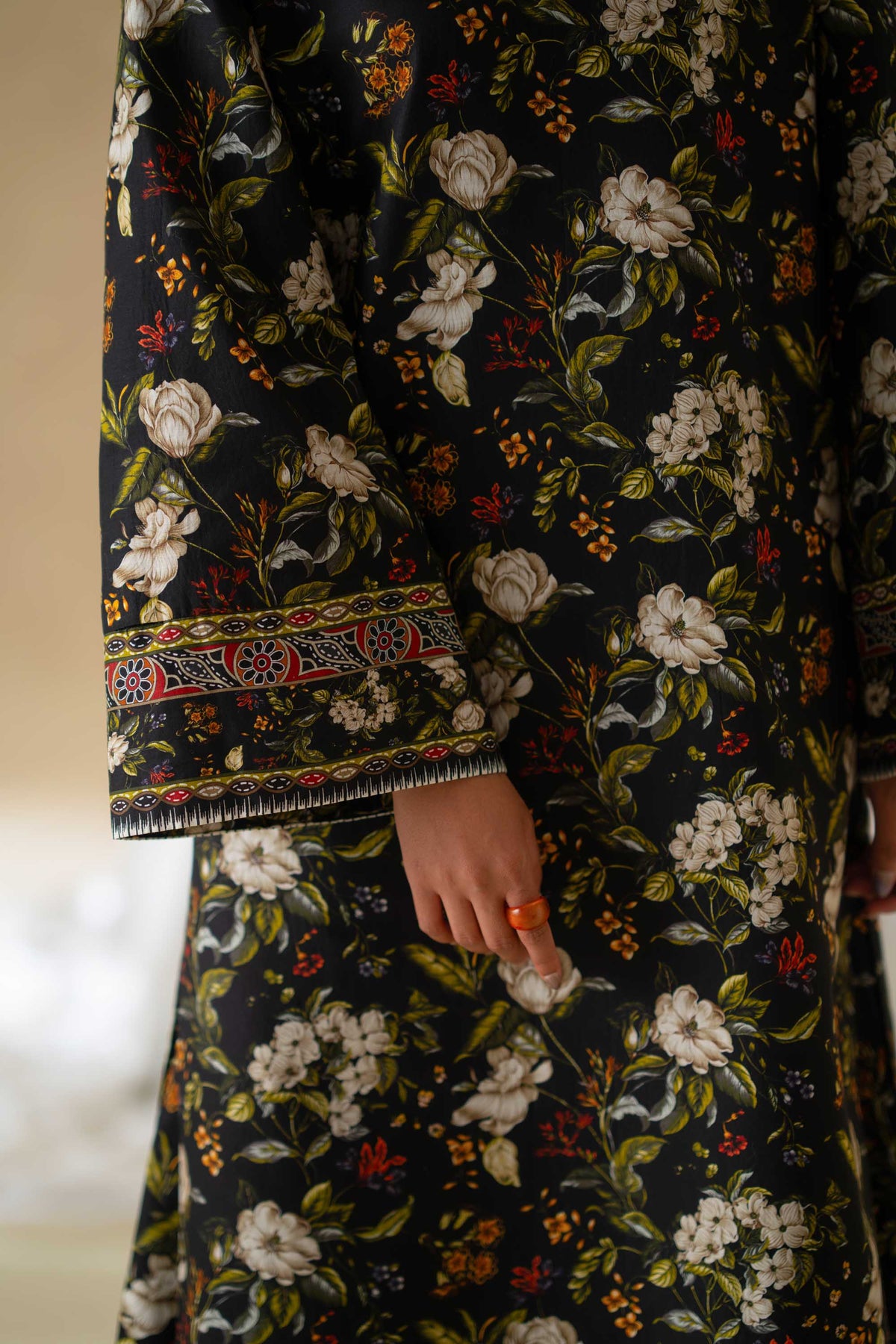 Akbar Aslam | Digital Print Lawn | Oren