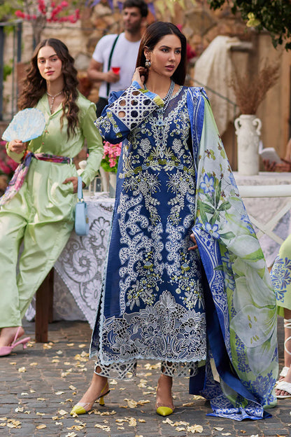 Mushq Te Amo Embroidered Lawn 3Pc Suit MSL-2406 Modena Magic