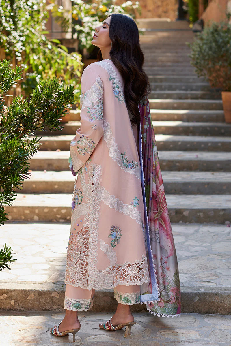 Mushq Te Amo Embroidered Lawn 3Pc Suit MSL-2409 Italiano Intrigue