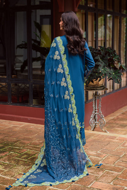 Marjjan | Bella Karandi 25 |MWK-38 B (TEAL BLUE)