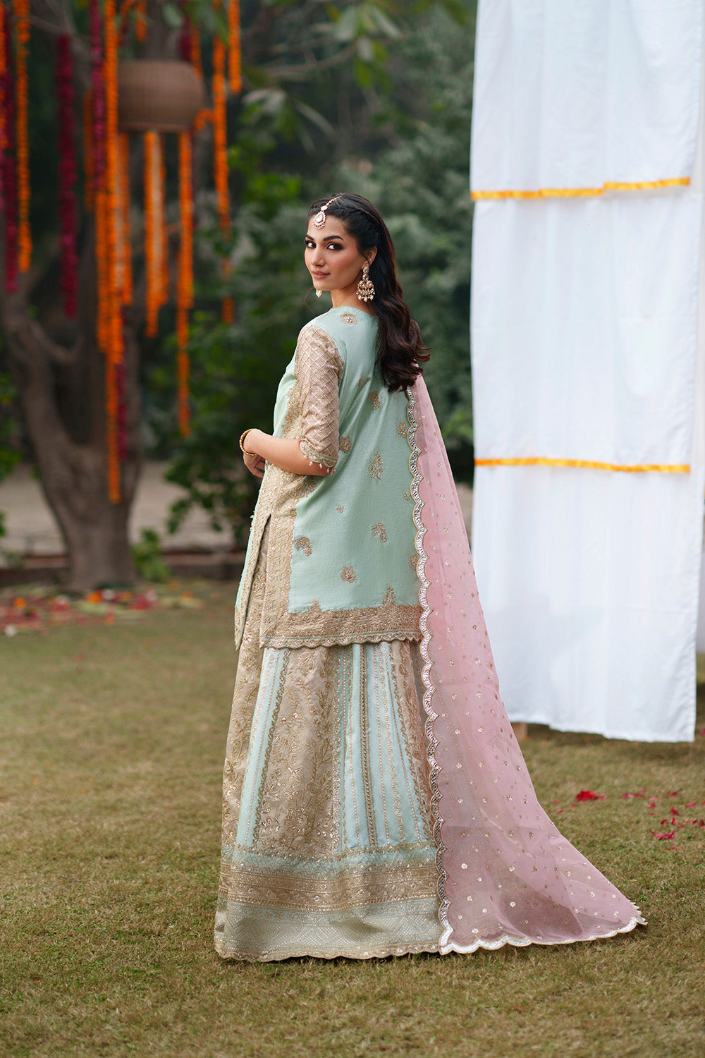 Maryum N Maria | Husn | PINK PISTACHIO