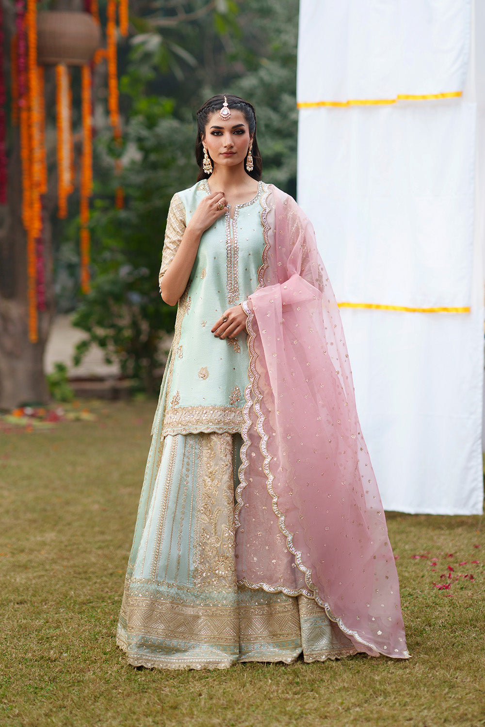 Maryum N Maria | Husn | PINK PISTACHIO