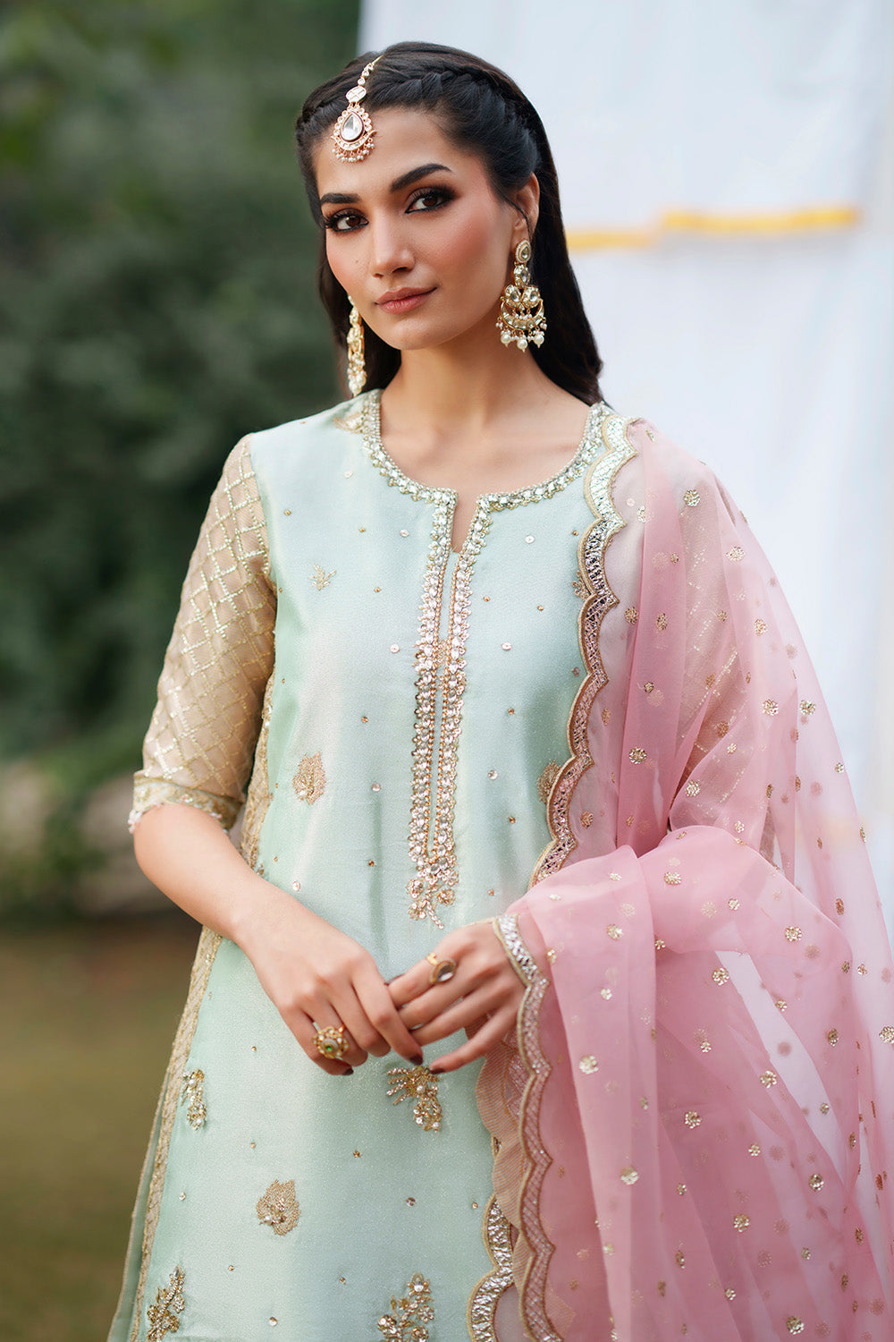 Maryum N Maria | Husn | PINK PISTACHIO