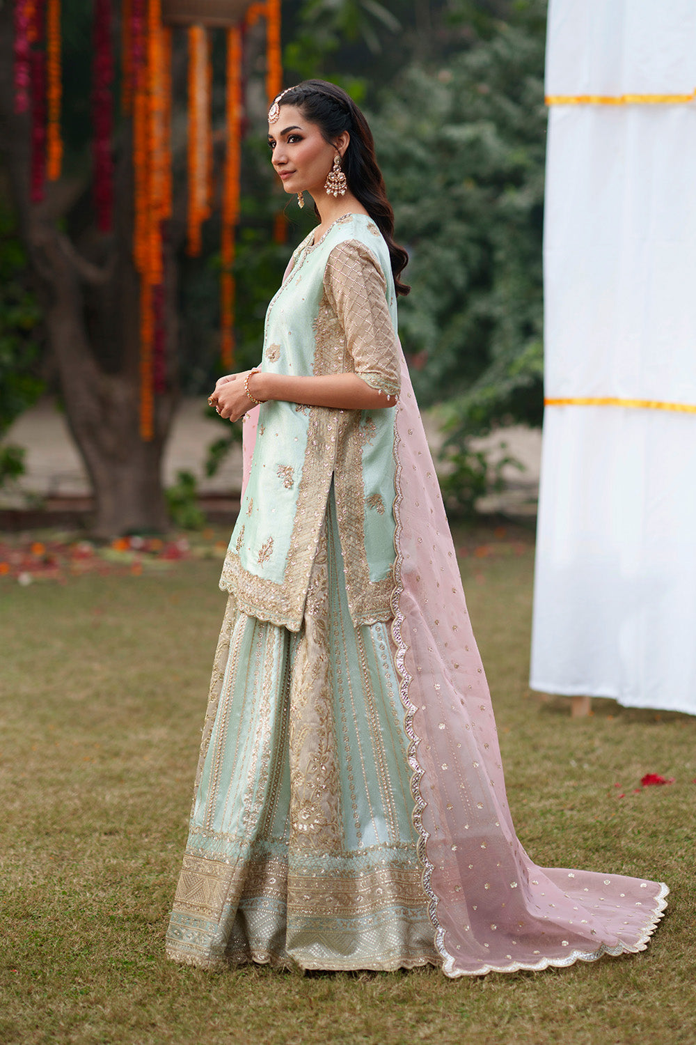 Maryum N Maria | Husn | PINK PISTACHIO