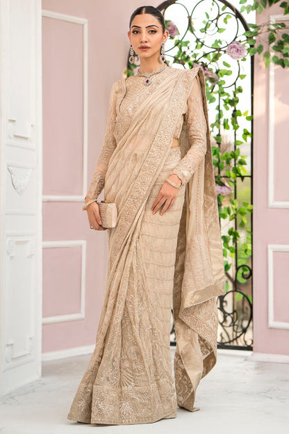 Motifz-4119-LYANNA EMBROIDERED BEMBERG CHIFFON - Riwayat-e-khas