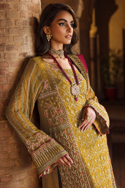 Motifz | EMBROIDERED CRINKLE CHIFFON | 4129-BAKHTAWAR
