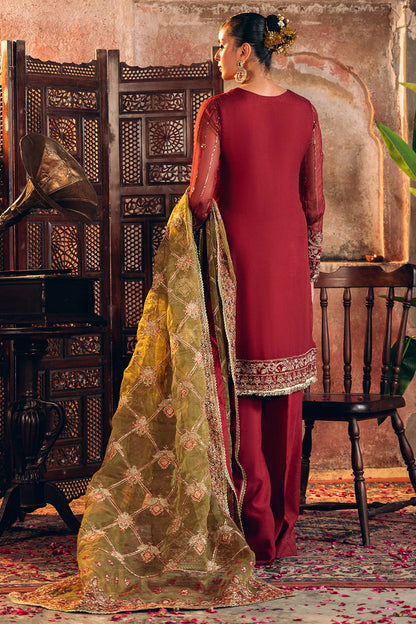 Motifz | EMBROIDERED CRINKLE CHIFFON | 4817-TABEER