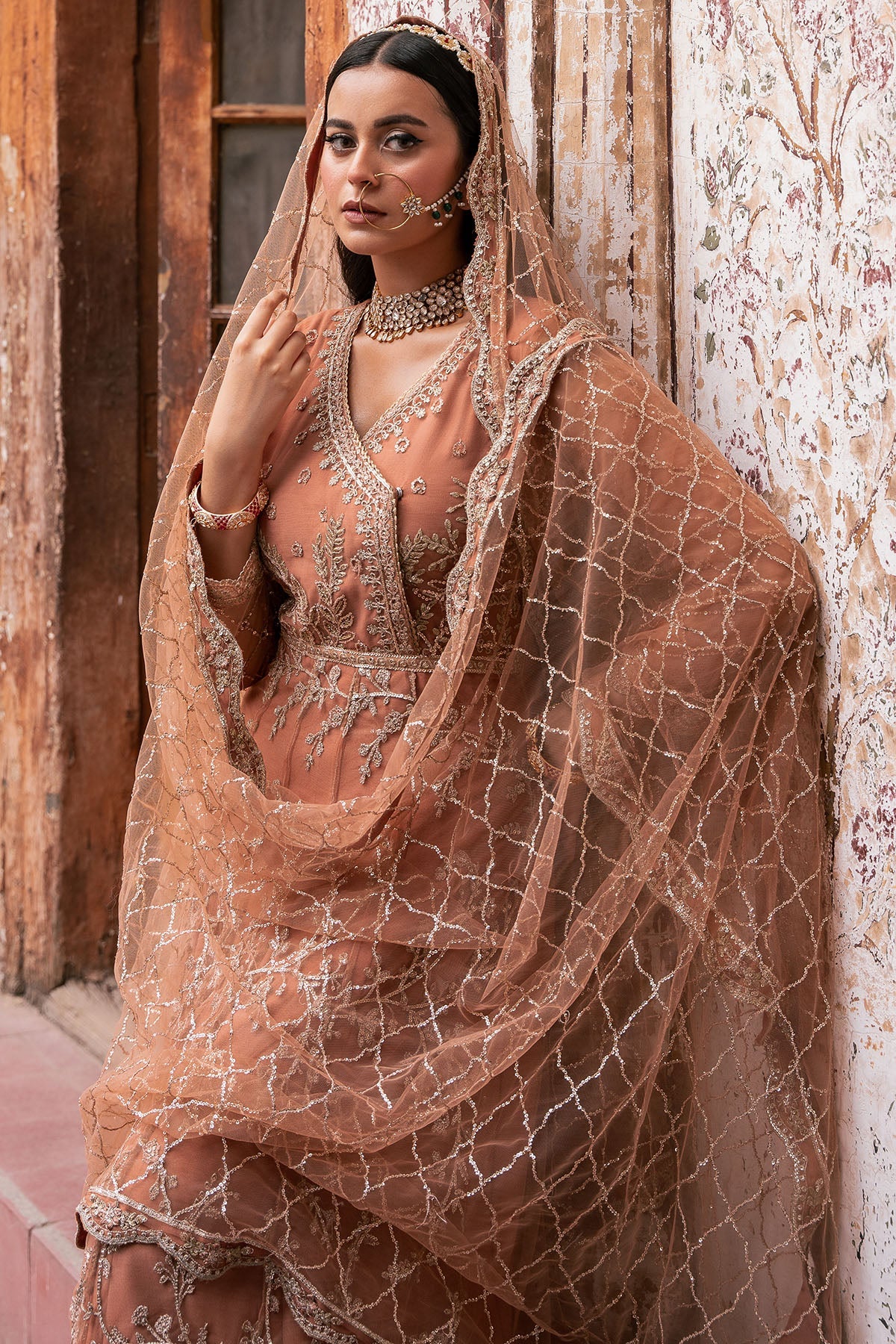 Motifz | EMBROIDERED SILK NET | 4820-MANHA