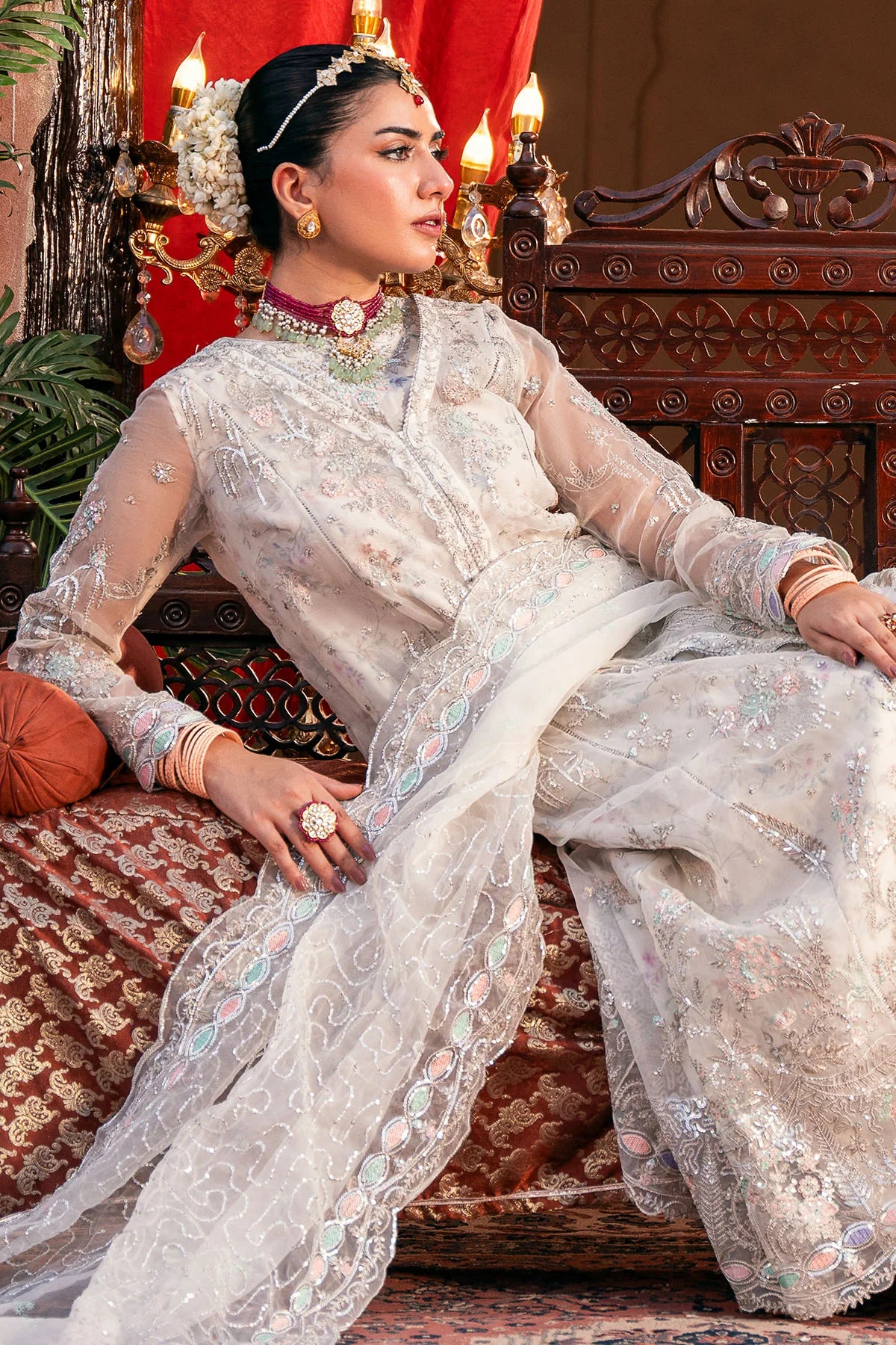 Motifz | EMBROIDERED ORGANZA | 4829-GULNAAR