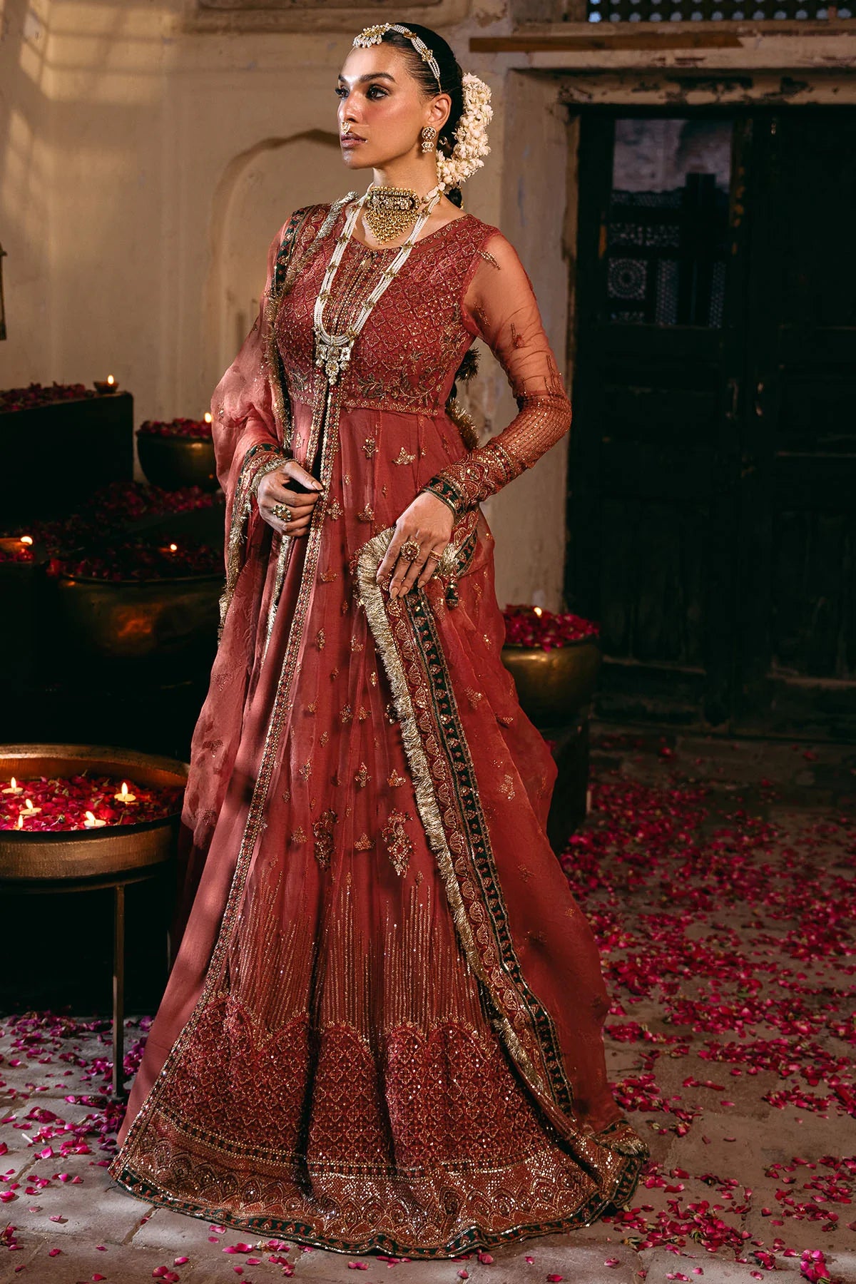 Motifz | EMBROIDERED SILK NET | 4830-RINAZ