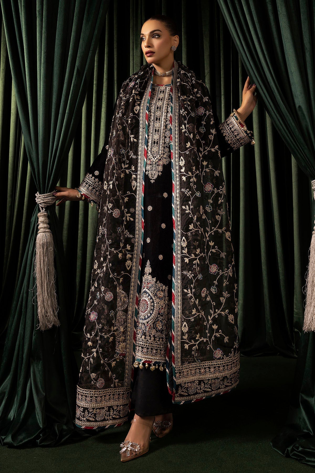 Motifz | Velvet Formals | 5098-FARZEEN