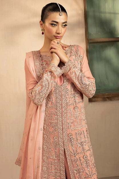 Motifz | EMBROIDERED CRINKLE CHIFFON | 5576-PEARL