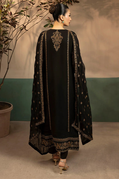 Motifz | EMBROIDERED CRINKLE CHIFFON | 5579-VIOLA