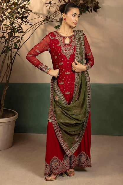 Motifz | EMBROIDERED CRINKLE CHIFFON | 5582-JENNA