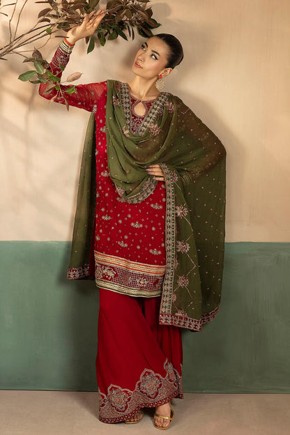 Motifz | EMBROIDERED CRINKLE CHIFFON | 5582-JENNA