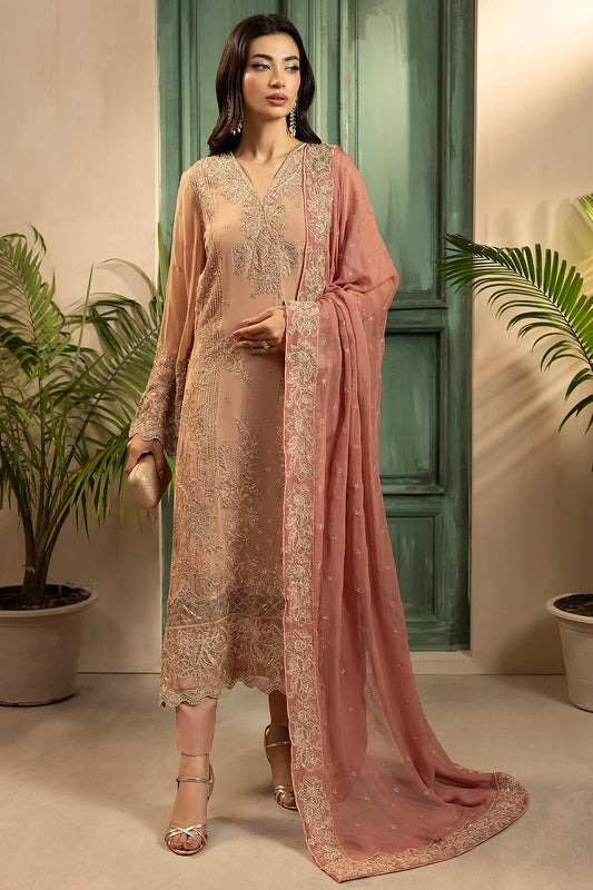 Motifz | EMBROIDERED CRINKLE CHIFFON | 5583-ELLA