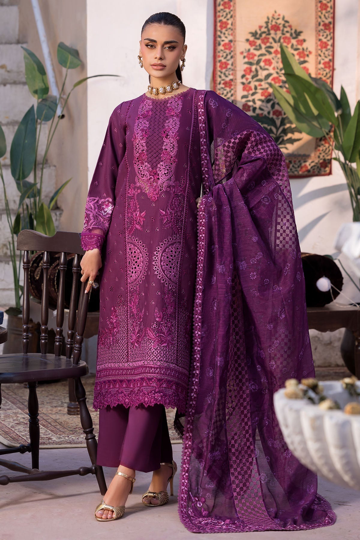 Motifz | Premium Lawn 26 | 5931-CRIMSON